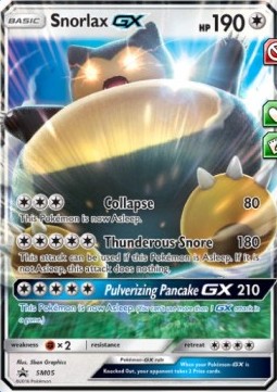 Snorlax GX SM-05 Promo Poor Englisch