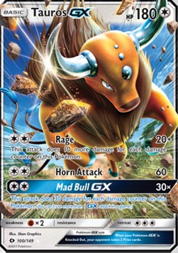 Tauros GX SUM-100 Ultra Rare Near Mint Deutsch