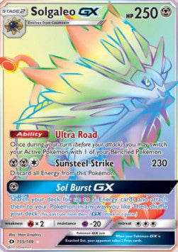 Solgaleo GX SUM-155 Secret Rare Poor Deutsch