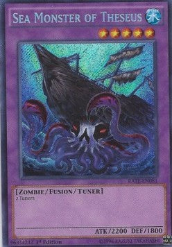 Seemonster des Theseus RATE-081 Secret Rare Excellent Deutsch