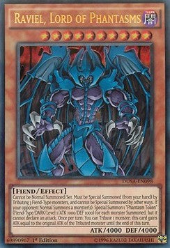 Raviel, Herr der Phantome DUSA-DE098 Ultra Rare Near Mint Deutsch 1. Auflage