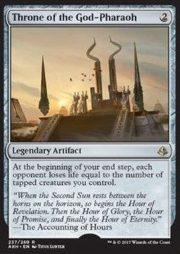 Throne of the God-Pharaoh AKH-237 Rare Light Played Englisch
