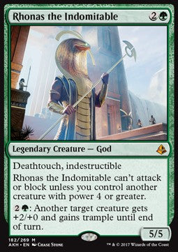 Rhonas the Indomitable AKH-182 Mythic Good Englisch