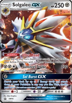 Solgaleo GX SM-16 Promo Good Deutsch