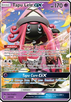 Tapu Lele GX GRI-60 Ultra Rare Good Englisch