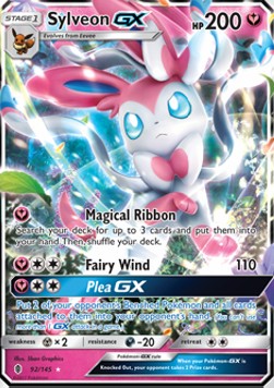 Sylveon GX GRI-92 Ultra Rare Poor Deutsch