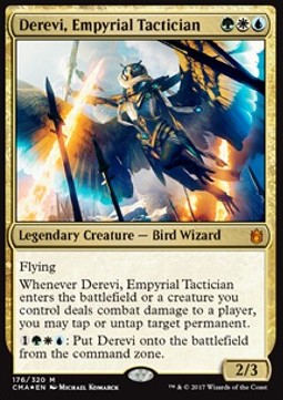 Derevi, Empyrial Tactician CMA-176 Mythic Excellent Englisch Foil