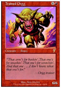 Trainierter Orgg 7ED-224 Rare Light Played Deutsch