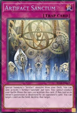 Artefakt-Heiligtum BLLR-080 Secret Rare Excellent Deutsch 1. Auflage