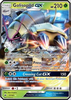 Golisopod GX BUS-17 Ultra Rare Poor Deutsch
