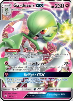 Guardevoir GX BUS-93 Ultra Rare Light Played Deutsch