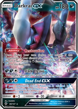 Darkrai GX BUS-88 Ultra Rare Poor Englisch