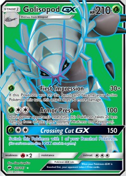 Golisopod GX BUS-129 Ultra Rare Good Deutsch