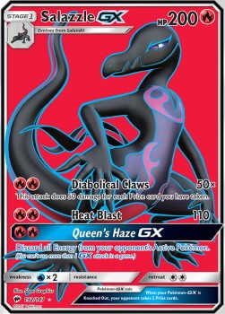 Salazzle GX BUS-132 Ultra Rare Near Mint Englisch