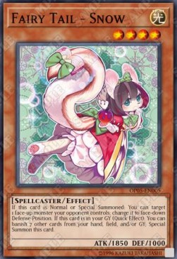 Märchenschweif - Schnee OP05-005 Super Rare Good Deutsch