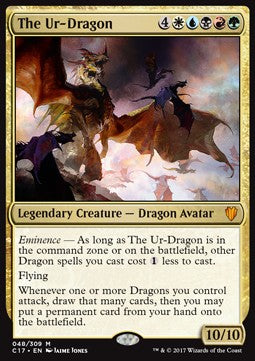 The Ur-Dragon (V.1) C17-48 Mythic Light Played Englisch Foil