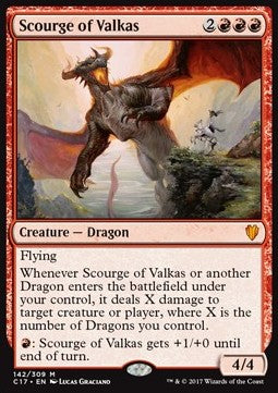 Scourge of Valkas C17-142 Mythic Excellent Englisch