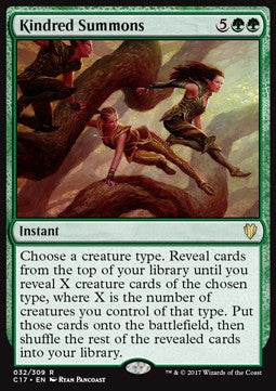 Kindred Summons C17-32 Rare Near Mint Englisch