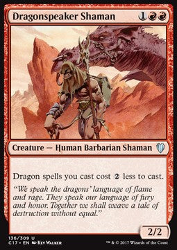 Dragonspeaker Shaman C17-136 Uncommon Excellent Englisch