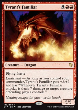 Tyrant's Familiar C17-143 Rare Near Mint Englisch