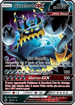 Guzzlord GX CIN-63 Ultra Rare Excellent Englisch