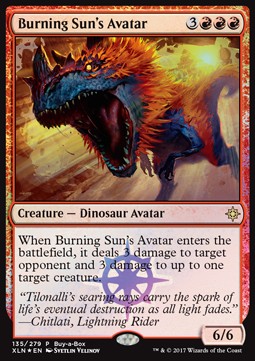 Avatar der Lodernden Sonne BABP-135 Rare Excellent Deutsch Foil