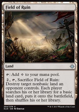 Field of Ruin XLN-254 Uncommon Excellent Englisch