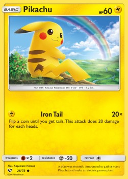 Pikachu SLG-28 Common Poor Deutsch