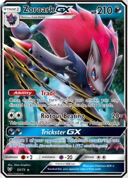 Zoroark GX SLG-53 Ultra Rare Excellent Deutsch