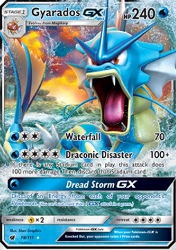 Gyarados GX CIN-18 Ultra Rare Poor Deutsch