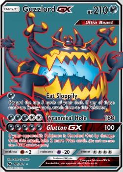 Guzzlord GX CIN-105 Ultra Rare Near Mint Englisch