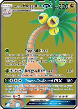 Alolan Kokowei GX CIN-107 Ultra Rare Excellent Deutsch