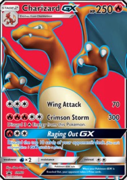 Charizard GX SM-60 Promo Played Deutsch