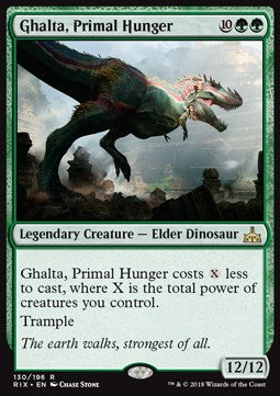 Ghalta, Primal Hunger RIX-130 Rare Light Played Englisch