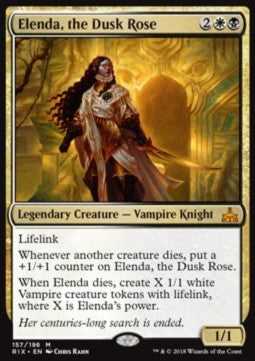 Elenda, the Dusk Rose RIX-157 Mythic Light Played Englisch