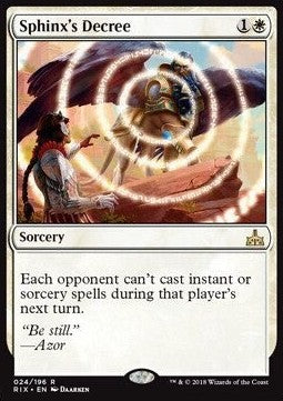 Sphinx's Decree RIX-24 Rare Near Mint Englisch