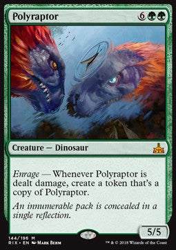 Polyraptor RIX-144 Mythic Light Played Englisch