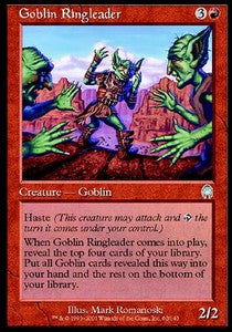 Goblin-Rädelsführer APC-62 Uncommon Light Played Deutsch Foil