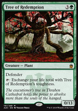 Tree of Redemption A25-191 Mythic Played Englisch Foil