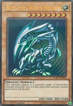 Blauäugiger w. Drache LCKC-DE001 Ultra Rare Near Mint Deutsch 1. Auflage
