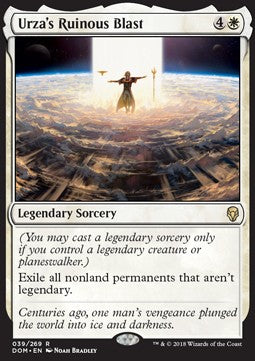 Urza's Ruinous Blast DOM-39 Rare Excellent Englisch
