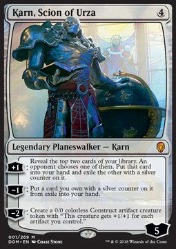 Karn, Scion of Urza DOM-1 Mythic Good Englisch