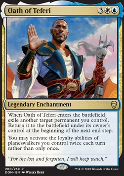 Oath of Teferi DOM-200 Rare Good Englisch
