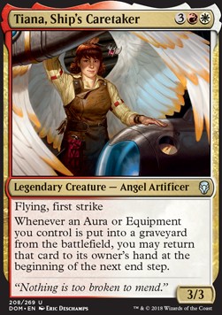 Tiana, Ship's Caretaker DOM-208 Uncommon Light Played Englisch Foil