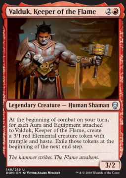 Valduk, Keeper of the Flame DOM-148 Uncommon Good Englisch