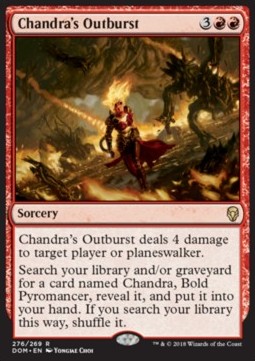 Chandra's Outburst DOM-276 Rare Excellent Englisch