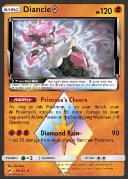 Diancie ◇ FLI-74 Holo Rare Good Deutsch