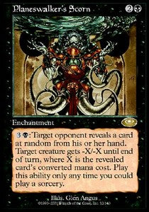 Planeswalker's Scorn PLS-52 Rare Good Englisch