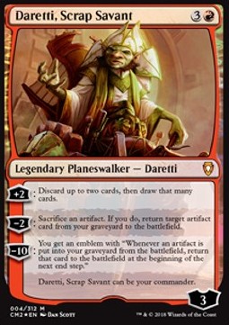 Daretti, Scrap Savant CM2-4 Mythic Light Played Englisch Foil