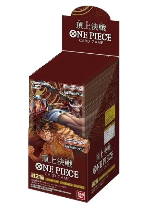 One Piece Card Game - Paramount War Booster Display OP02 (24 Packs) - JP